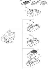 S461 PD - 2016 - 295486043/M16 - Mountfield Rotary Mower Engine Cover Diagram