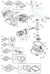 S461 PD - 2016 - 295486043/M16 - Mountfield Rotary Mower WBE0701 Cylinder Diagram