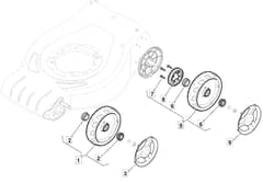 S461 PD - 2016 - 295486043/M16 - Mountfield Rotary Mower Wheels Diagram