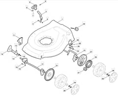 S461 PD - 2010 - 299482043/M10 - Mountfield Rotary Mower Deck Diagram