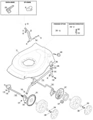 S461 PD - 2010-2011 - 299482143/M10 - Mountfield Rotary Mower Deck Diagram