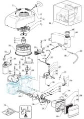 S461 PD ES - 2010-2014 - 299482643/M10 - Mountfield Rotary Mower WBE0701ES Engine Diagram