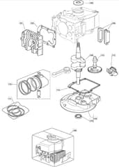 S461R HP - 2009 - 294486043/UM9 - Mountfield Rotary Mower SV150 M150 Cylinder Diagram