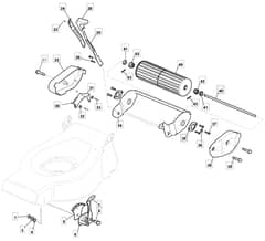 S461R PD - 2009 - 294489043/UM9 - Mountfield Rotary Mower Roller Diagram