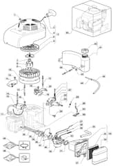 S461R PD - 2016-2018 - 299489043/M16 - Mountfield Rotary Mower Engine Diagram