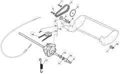 S461R PD - 2016-2018 - 299489043/M16 - Mountfield Rotary Mower Transmission Diagram