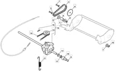 S461R PD LS - 2019-2020 - 299489543/M19 - Mountfield Rotary Mower Roller Diagram