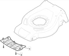 S46 HP Li - 2016 - 295485003/M16 - Mountfield Rotary Mower Mask Diagram