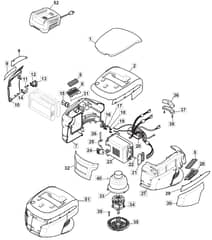 S46 HP Li - 2016 - 295485003/M16 - Mountfield Rotary Mower Motor 02 Diagram