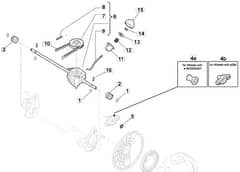 S46 HP Li - 2016 - 295485003/M16 - Mountfield Rotary Mower Transmission Diagram