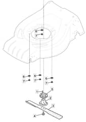 S46 PD Li - 2016 - 295486003/M16 - Mountfield Rotary Mower Blade Diagram