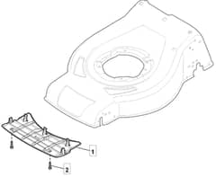 S46 PD Li - 2016 - 295486003/M16 - Mountfield Rotary Mower Mask Diagram
