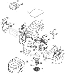 S46 PD Li - 2016 - 295486003/M16 - Mountfield Rotary Mower Motor Diagram
