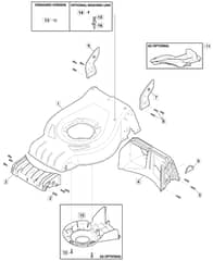 S46 PD Li - 2017-2018 - 295486003/M17 - Mountfield Rotary Mower Deck Diagram