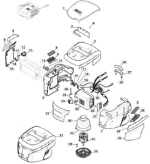 S46 PD Li - 2018-2019 - 295486003/MTF - Mountfield Rotary Mower Motor Diagram