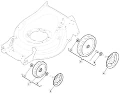S481 HP - 2019-2020 - 294501843/M19 - Mountfield Rotary Mower Wheels Diagram