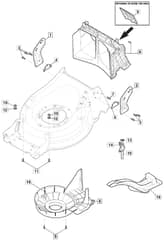 S481 PD - 2017-2018 - 294502043/M17 - Mountfield Rotary Mower Belt Protection Diagram