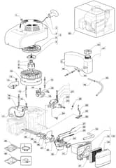 S481 PD - 2017-2018 - 294502043/M17 - Mountfield Rotary Mower Engine Diagram