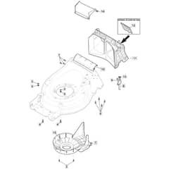 S501R PD - 2019-2021 - 294519043/M19 - Mountfield Rotary Mower Belt Protection Diagram