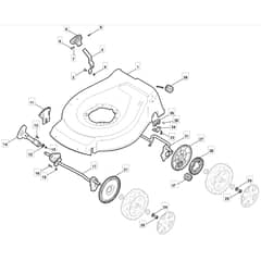 S510 PD - 2010 - 299532023/M10 - Mountfield Rotary Mower Deck Diagram