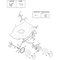S510 PD - 2011 - 299532023/M11 - Mountfield Rotary Mower Deck Diagram