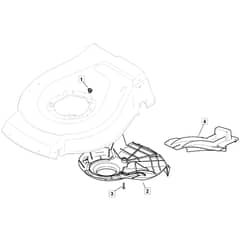 S510 PD 4S - 2020 - 299533243/MTF - Mountfield Rotary Mower Belt Protection Diagram