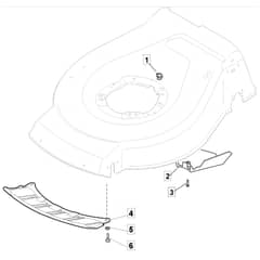 S511 PD - 2010-2011 - 299532043/M10 - Mountfield Rotary Mower Belt Protection Diagram
