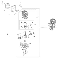 SA 2500 -  - Efco Blower Engine Diagram