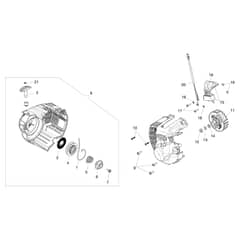 SA 2500 -  - Efco Blower Starter assy Diagram