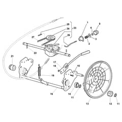 SA 55 ES - 2010 - 294537544/S10 - Stiga Rotary Mower Transmission Diagram