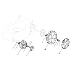 SA 55 ES - 2010 - 294537544/S10 - Stiga Rotary Mower Wheels and Hub Caps Diagram