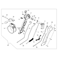 SA 9010 -  - Efco Blower Handle Diagram