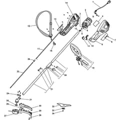 SB 1000 J - 2014-2022 - 291851102/14 - Stiga Brushcutter Grass Trimmer Diagram