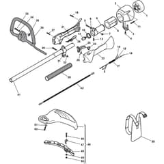 SB 27 - 2005 - 282820002/05 - Stiga Brushcutter Handle Transmission Diagram