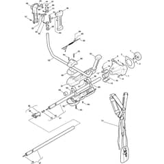 SB 28 JD - 2012-2015 - 280121102/12 - Stiga Brushcutter Handle Transmission Diagram