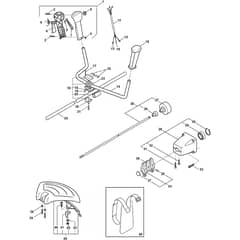SB 30 - 2002-2007 - 19-6112-11 - Stiga Brushcutter Handle Transmission Diagram
