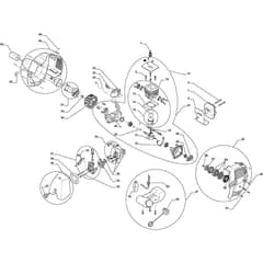 SB 32 D - 2009-2010 - 281121002/09 - Stiga Brushcutter Engine Diagram