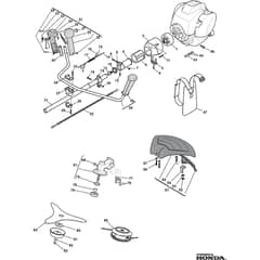 SB 425HD - 2009 - 19-4404-11 - Stiga Brushcutter Handle Transmission Diagram