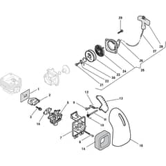 SB 437 - 2007 - 19-4405-11 - Stiga Brushcutter Engine 02 Diagram