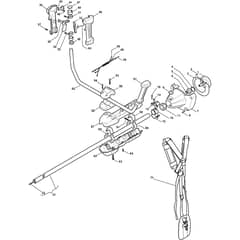 SB 44 D - 2012-2015 - 280321002/12 - Stiga Brushcutter Handle Transmission Diagram