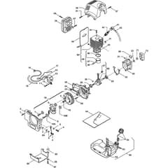 SB 44 DX - 2009 - 281821002/08 - Stiga Brushcutter Engine Diagram