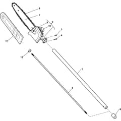 SBC 226 J - 2018-2022 - 287120102/ST1 - Stiga Brushcutter Pole Pruner Diagram