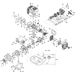 SBC 232 D - 2017-2022 - 287221002/17 - Stiga Brushcutter Engine Diagram