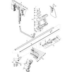 SBC 233 D - 2019-2024 - 287221092/BRG - Stiga Brushcutter Transmission Diagram