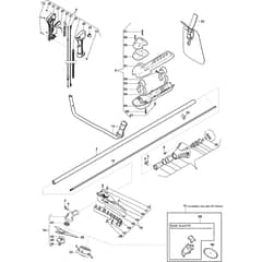 SBC 253 D - 2017-2025 - 287421092/17 - Stiga Brushcutter Transmission Diagram