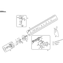 SBC 435 H - 2014-2020 - 281340002/14 - Stiga Brushcutter Handle Transmission Diagram