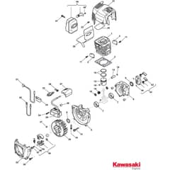 SBC 627 K - 2014-2019 - 288120002/14 - Stiga Brushcutter Engine Diagram