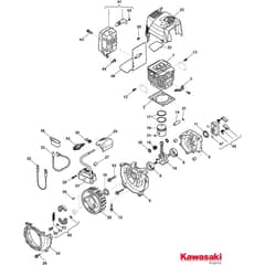 SBC 635 K - 2014-2019 - 288220002/14 - Stiga Brushcutter Engine Diagram