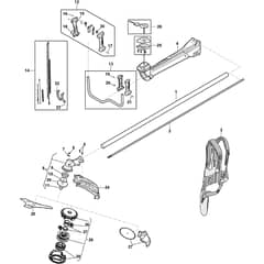 SBC 646 DX - 2019-2020 - 283422008/ST1 - Stiga Brushcutter Transmission Diagram
