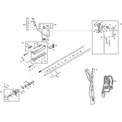 SBC 653 KD - 2014-2019 - 288421102/14 - Stiga Brushcutter Handle Transmission Diagram